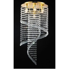 Хрустальная потолочная люстра Lumina Deco Precisio LDC 7053-7A GD