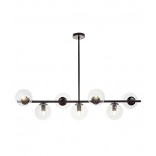 Подвесная люстра Lumina Deco Fredica LDP 6030-7 BK+PR Подвесная люстра Lumina Deco Fredica LDP 6030-7 BK+PR