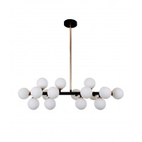 Подвесной светильник Lumina Deco Marsiada LDP 6033-16 BK+GD Подвесной светильник Lumina Deco Marsiada LDP 6033-16 BK+GD