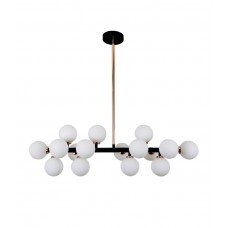 Подвесной светильник Lumina Deco Marsiada LDP 6033-16 BK+GD