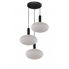 Подвесной светильник Lumina Deco Floril LDP 1216-3 WT+BK