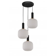 Подвесной светильник Lumina Deco Gato LDP 1217-3 WT+BK