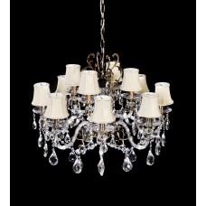 Хрустальная подвесная люстра Lumina Deco Bianca LDP 66251-12