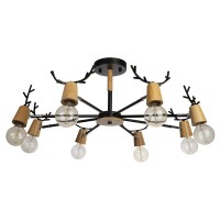 10024/8 Black Люстра на штанге LOFT IT Sven 10024/8 Black Люстра на штанге LOFT IT Sven