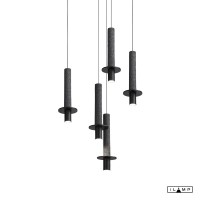 Подвесной светильник iLamp LOFTY 10704P/1-D150 BLACK&GREY Подвесной светильник iLamp LOFTY 10704P/1-D150 BLACK&GREY
