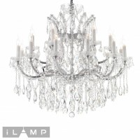Светильник подвесной iLamp Diamond 6071-18 CR+CL Светильник подвесной iLamp Diamond 6071-18 CR+CL