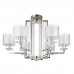 Люстра Crystal Lux NICOLAS SP-PL6 NICKEL/WHITE