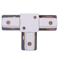 Коннектор для однофазной трековой системы  T-образный Nowodvorski Profile White 9187