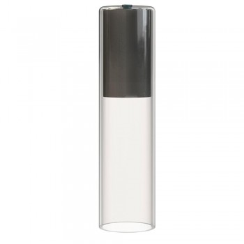 Плафон Nowodvorski Cameleon Cylinder M Transparent/Black 8541