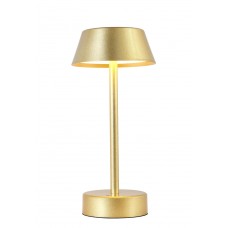 Аккумуляторная настольная лампа Crystal Lux SANTA LG1 GOLD