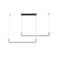 Светильник подвесной Crystal Lux SUAVE SP35W LED L1200 BLACK