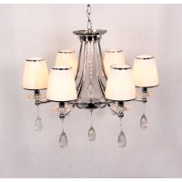 Хрустальная подвесная люстра Lumina Deco Dominni LDP 9268-6 CHR Хрустальная подвесная люстра Lumina Deco Dominni LDP 9268-6 CHR