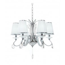 Хрустальная подвесная люстра Lumina Deco Finezzia LDP 9267-6 CHR