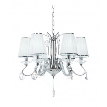 Хрустальная подвесная люстра Lumina Deco Finezzia LDP 9267-6 CHR