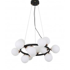 Подвесной светильник Lumina Deco Marsiada LDP 6033-15 BK+GD