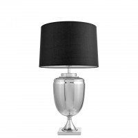 Настольная лампа Lumina Deco Olimpia LDT 304 CHR+BK