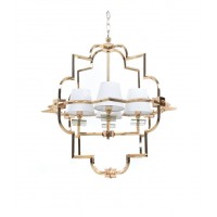 Подвесная люстра Lumina Deco Baltimore LDP 8020-4 GD+WT