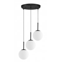 Подвесная люстра Lumina Deco Fredica LDP 6030-3-RD BK Подвесная люстра Lumina Deco Fredica LDP 6030-3-RD BK
