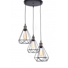 Подвесной светильник Lumina Deco Cobi LDP 11609-3 BK