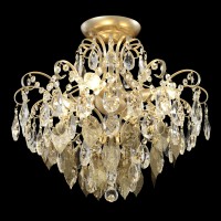 Светильник потолочный Crystal Lux ESMIRALDA PL4 GOLD Светильник потолочный Crystal Lux ESMIRALDA PL4 GOLD