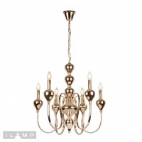 Подвесная люстра iLamp Lady 88003-6 Золотая Подвесная люстра iLamp Lady 88003-6 Золотая