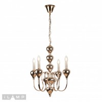 Подвесная люстра iLamp Lady 88003-4 Золотая Подвесная люстра iLamp Lady 88003-4 Золотая