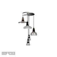 Подвесной светильник iLamp Puro AP9006-5 Серый дым Подвесной светильник iLamp Puro AP9006-5 Серый дым