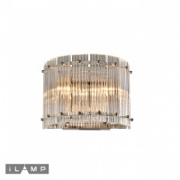Настенный светильник iLamp SILVERSTONE W9503-2 NICKEL Настенный светильник iLamp SILVERSTONE W9503-2 NICKEL