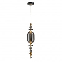 Светильник подвесной Belfast Herbison A1933 / D / A3 GR GL Золотой / Стекло / Серый Светильник подвесной Belfast Herbison A1933 / D / A3 GR GL Золотой / Стекло / Серый