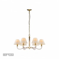 Подвесная люстра iLamp Amber YT2043-6 Золото+кофе Подвесная люстра iLamp Amber YT2043-6 Золото+кофе