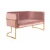 Диван ArtHomeDecor Woodstock ID-332 GL Pink