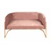 Диван ArtHomeDecor Woodstock ID-332 GL Pink