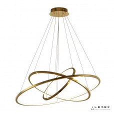 Подвесная люстра iLedex AXIS 10112P/3-63W-3000K (8/6/4) BRASS Подвесная люстра iLedex AXIS 10112P/3-63W-3000K (8/6/4) BRASS