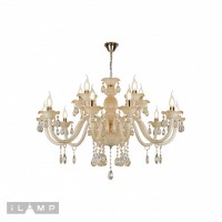 Подвесная люстра iLamp 81072-10+5 Белая Подвесная люстра iLamp 81072-10+5 Белая