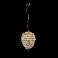 Светильник подвесной Crystal Lux CHARME SP4 GOLD/TRANSPARENT Светильник подвесной Crystal Lux CHARME SP4 GOLD/TRANSPARENT