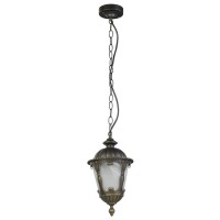 Уличный подвесной светильник Nowodvorski Tybr Black/Golden Patina 4684 Уличный подвесной светильник Nowodvorski Tybr Black/Golden Patina 4684