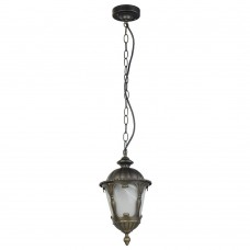 Уличный подвесной светильник Nowodvorski Tybr Black/Golden Patina 4684