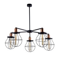 Потолочная люстра Nowodvorski Manufacture Black/Copper 9738 Потолочная люстра Nowodvorski Manufacture Black/Copper 9738