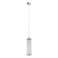 Светильник подвесной Crystal Lux TADEO SP1 D100 CHROME/TRANSPARENTE Светильник подвесной Crystal Lux TADEO SP1 D100 CHROME/TRANSPARENTE