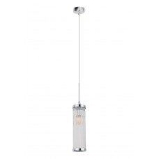Светильник подвесной Crystal Lux TADEO SP1 D100 CHROME/TRANSPARENTE