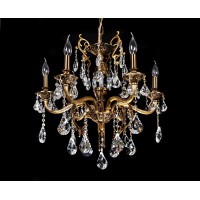 Хрустальная подвесная люстра Lumina Deco Lussinare LDP 9236-6 Хрустальная подвесная люстра Lumina Deco Lussinare LDP 9236-6