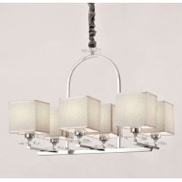 Хрустальная подвесная люстра Lumina Deco Liniano LDP 17100-6 CHR Хрустальная подвесная люстра Lumina Deco Liniano LDP 17100-6 CHR