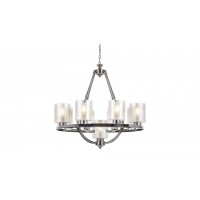 Подвесная люстра Lumina Deco Santini LDP 1220-9 CHR+WT