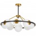 Подвесной светильник Lumina Deco Donzano LDP 8034-9 BK+WT