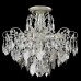 Светильник потолочный Crystal Lux ESMIRALDA PL4 SILVER