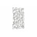 Зеркало ArtHomeDecor Tetris YJ358 SILVER NEW