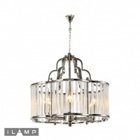 Подвесной светильник iLamp QEENS P9501-6 NICKEL Подвесной светильник iLamp QEENS P9501-6 NICKEL