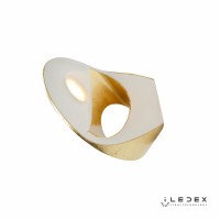 Настенный светильник iLedex Light Flux ZD8152-6W 3000K gold foil Настенный светильник iLedex Light Flux ZD8152-6W 3000K gold foil