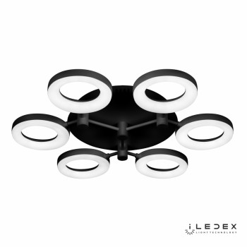 Потолочная люстра iLedex Jomo FS-014-X6-(B) 72W Черный