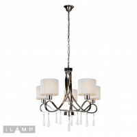 Подвесная люстра iLamp Bella RM1029/5 Хром Подвесная люстра iLamp Bella RM1029/5 Хром